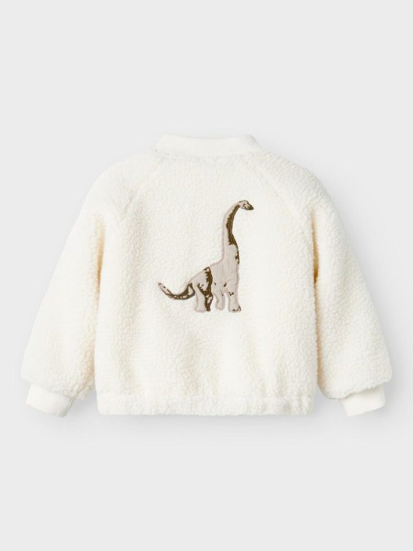 Lil Atelier teddy jacket dino - Afbeelding 2