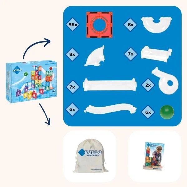 Coblo knikkerbaan classic - Afbeelding 2