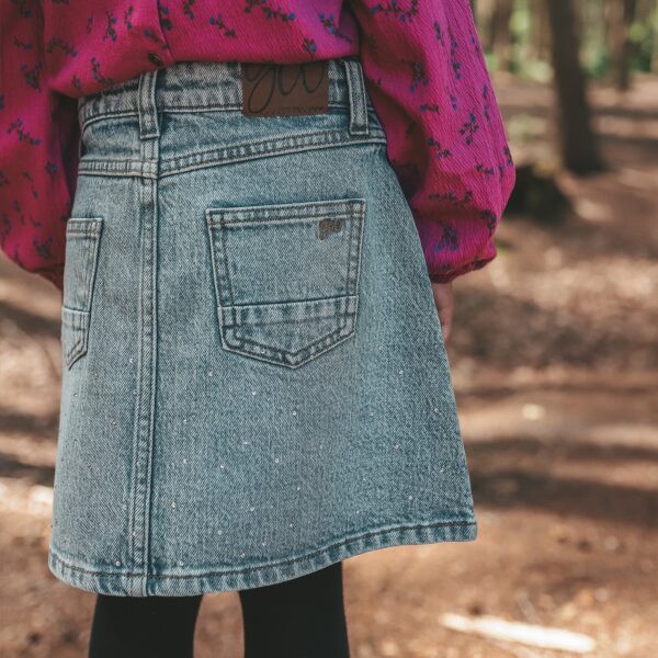 Your Wishes denim rok glitter - Afbeelding 2