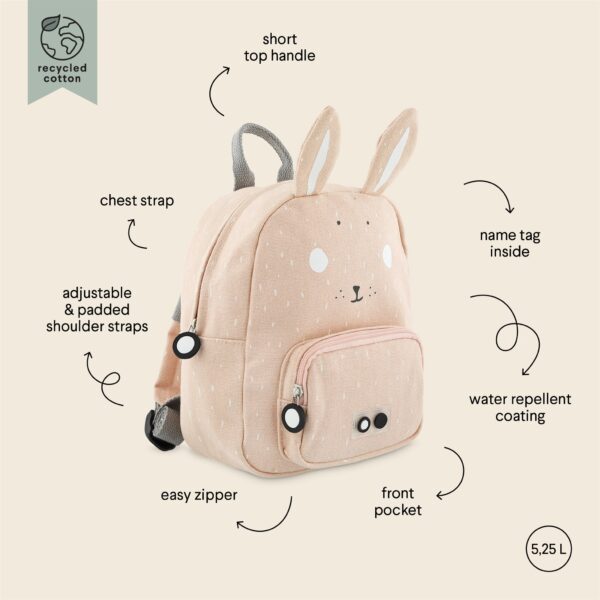 Trixie rugtas S Mrs.Rabbit - Afbeelding 5