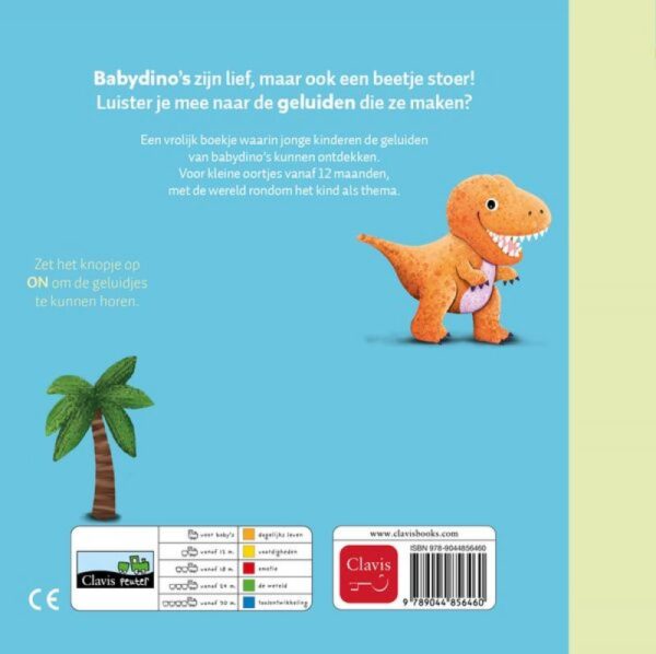 Geluidenboekje babydino's - Afbeelding 2