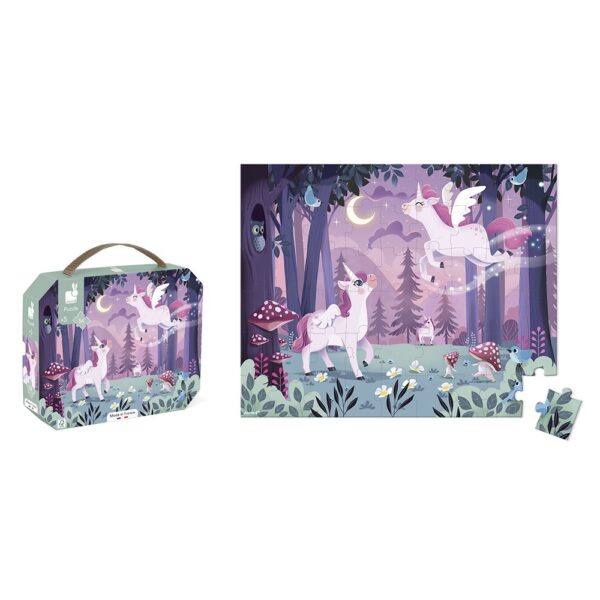 Janod puzzel unicorn 54 stuks - Afbeelding 3