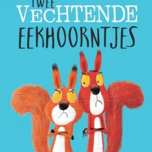 Twee vechtende eekhoorntjes