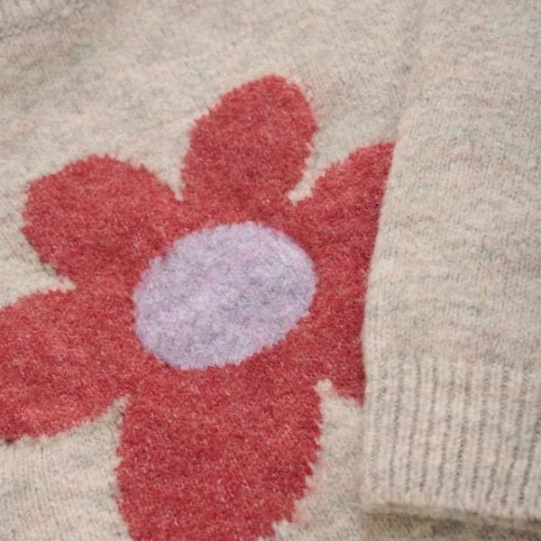 Daily7 knitted sweater flower - Afbeelding 3