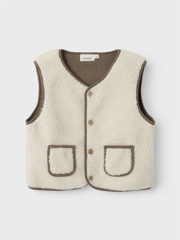 Lil Atelier teddy gilet