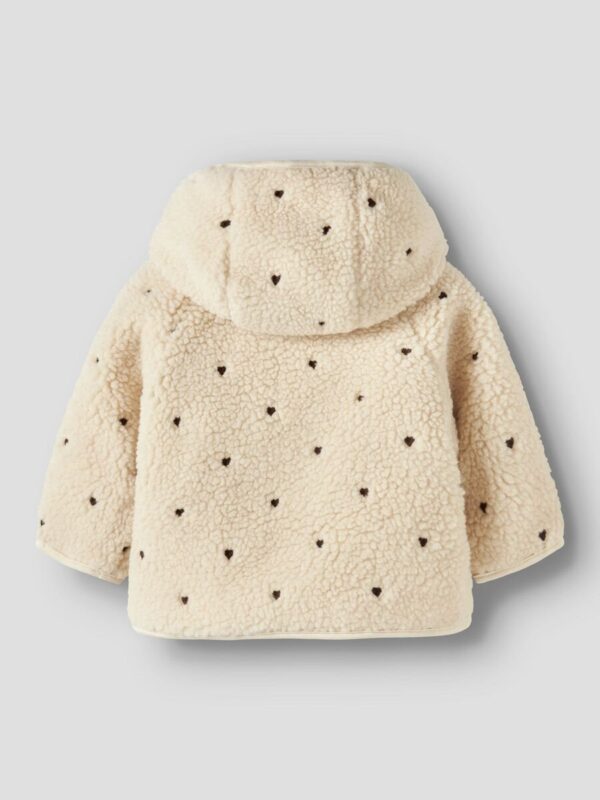 Lil Atelier teddy jacket hart - Afbeelding 2