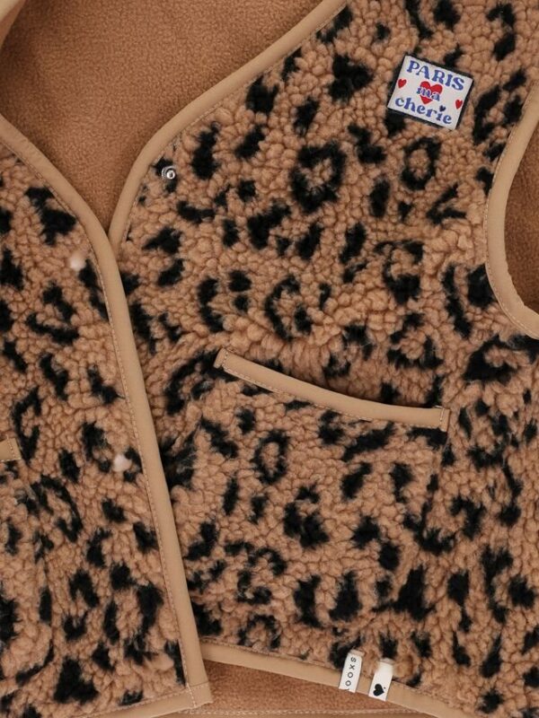 Looxs little leopard gilet - Afbeelding 3