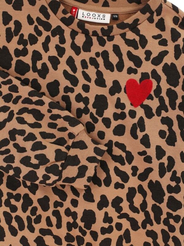 Looxs little leopard sweater - Afbeelding 4