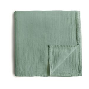 Mushie muslin swaddle