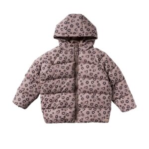 Your Wishes puffer coat leopard