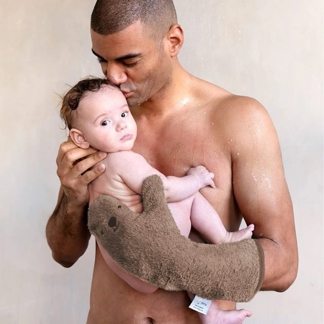 Baby showerglove mocha - Afbeelding 3