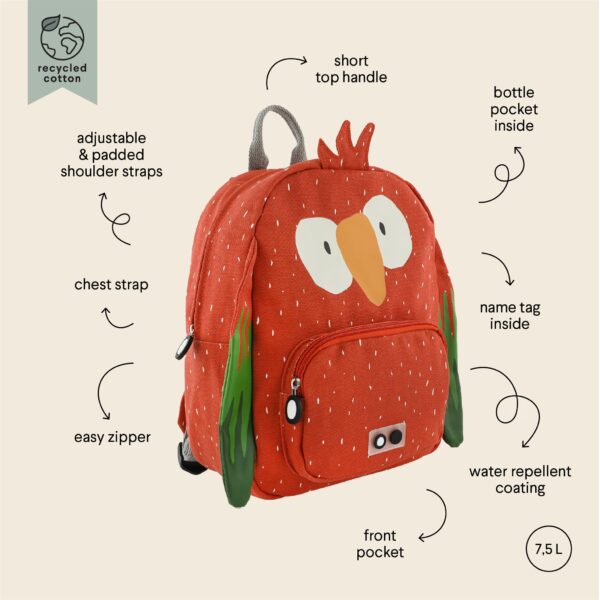 Trixie rugtas Mr. Parrot - Afbeelding 6