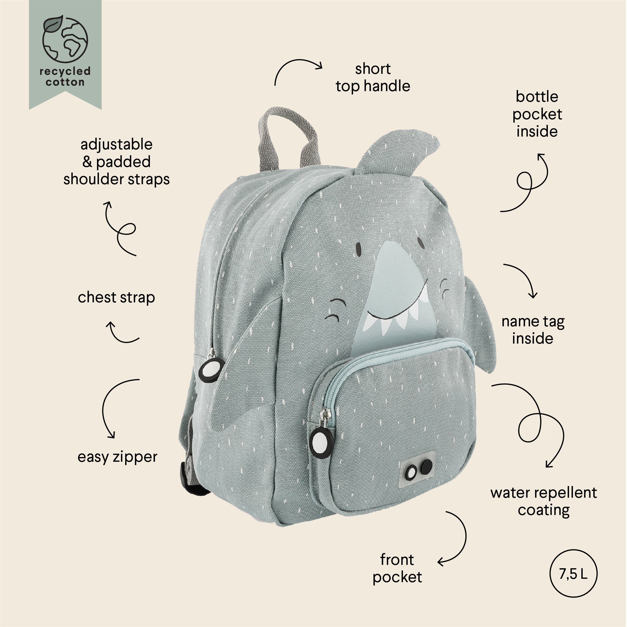 Trixie rugtas Mr. Shark - Afbeelding 6