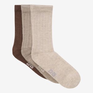 Minymo wool rib sok 3-pack