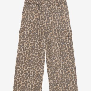 Daily7 wide leg cargo leopard