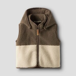 Lil Atelier teddy gilet