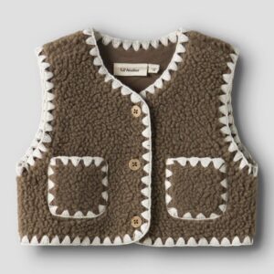 Lil Atelier teddy gilet