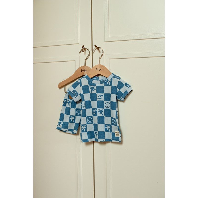 Feetje shortama Chase check - Afbeelding 3
