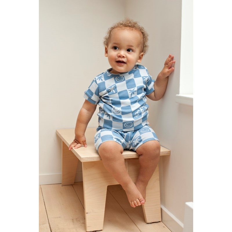 Feetje shortama Chase check - Afbeelding 4