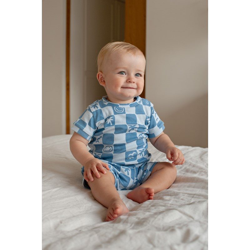 Feetje shortama Chase check - Afbeelding 5