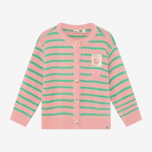 Daily7 gebreid vest streep