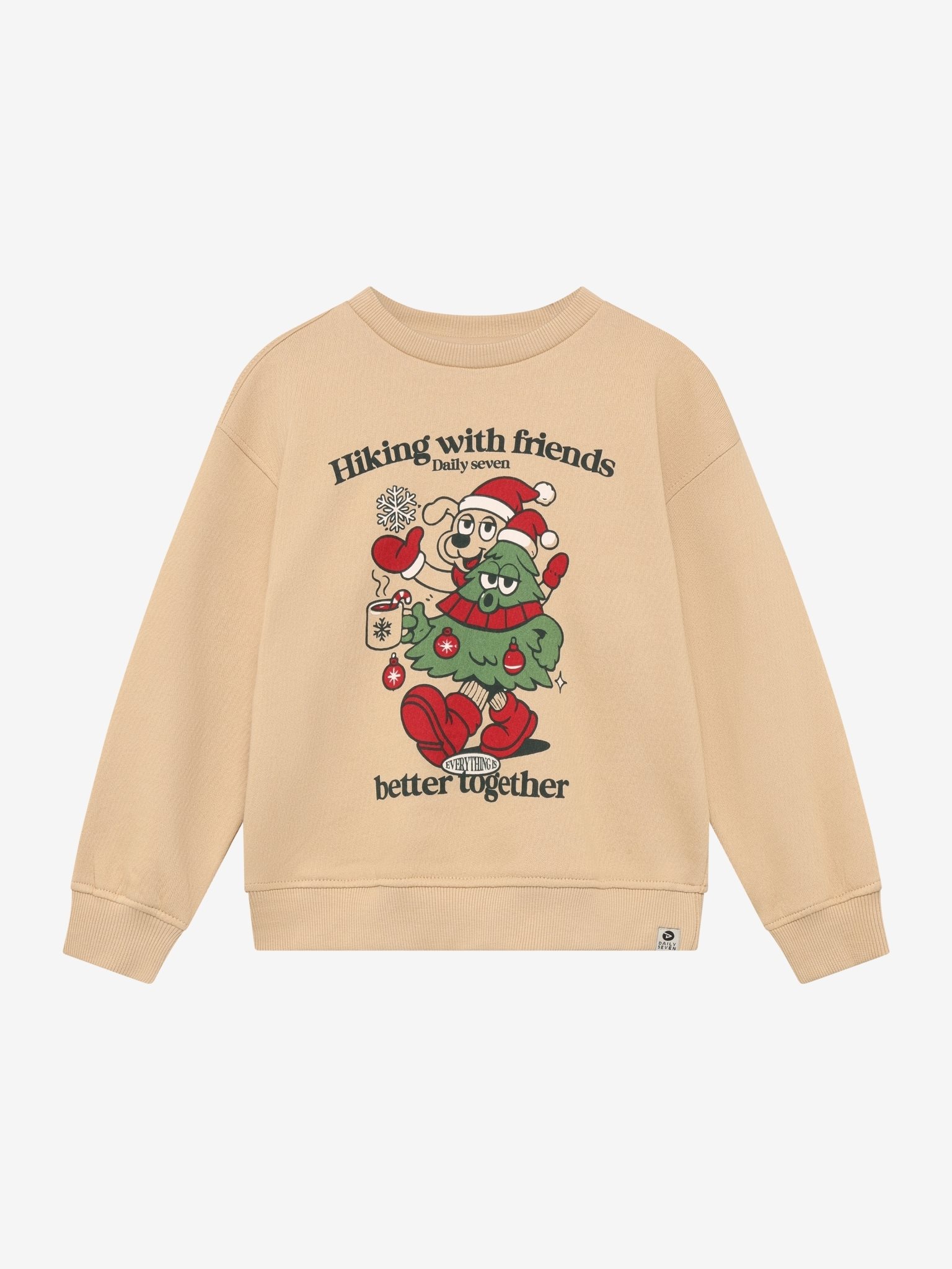 Daily7 oversized Kersttrui