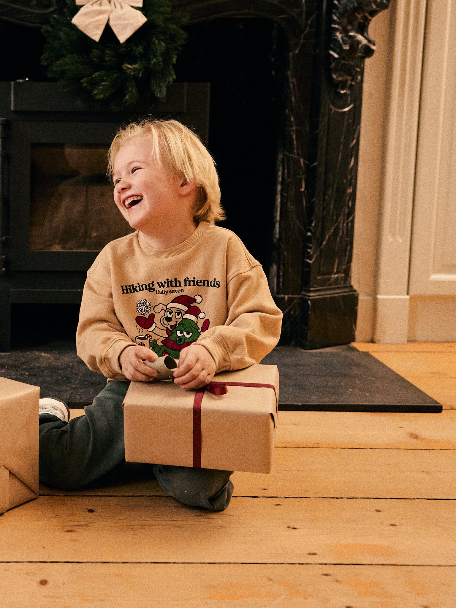 Daily7 oversized Kersttrui - Afbeelding 4