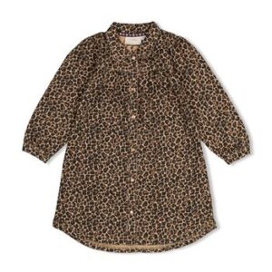 Jubel leopard denim jurkje