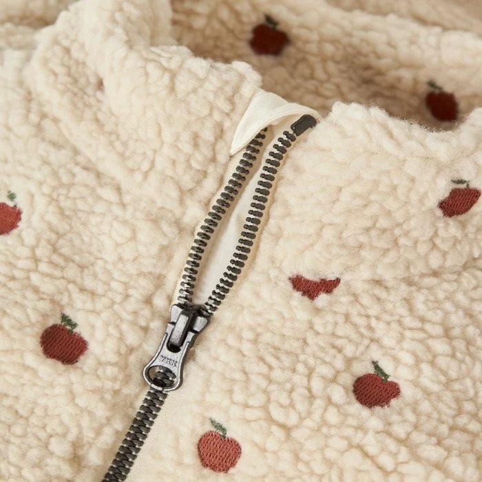 Lil Atelier teddy jas appel - Afbeelding 2