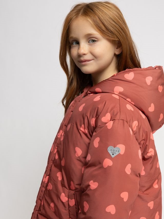 Looxs little parka hearts