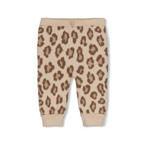 Feetje gebreid broekje leopard